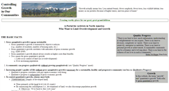 Desktop Screenshot of controlgrowth.org